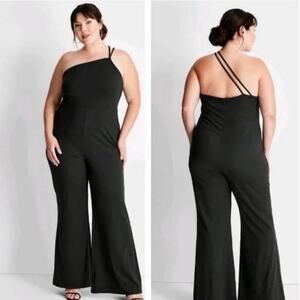 Black Asymmetrical Jumpsuit